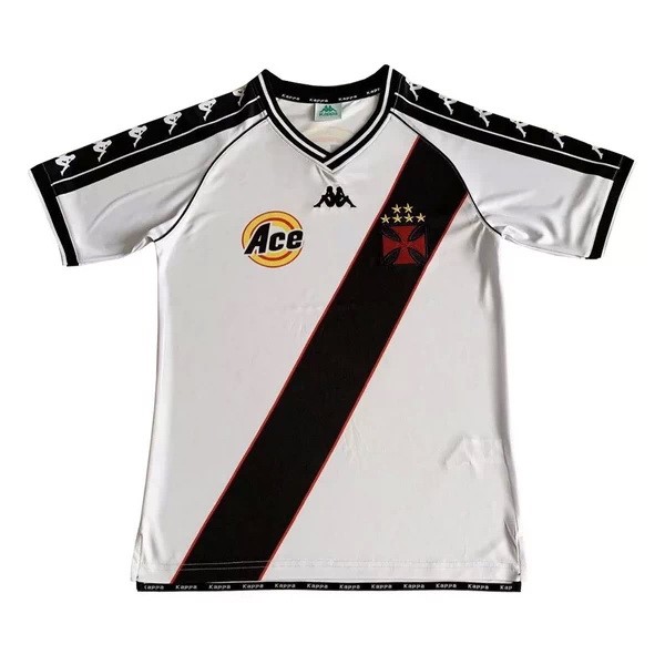 Tailandia Camiseta Vasco da Gama 1ª Kit Retro 1999 2000 Blanco